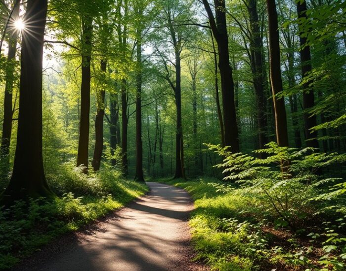 Wandelen bij de bosberg in appelscha: ontspanning en natuur