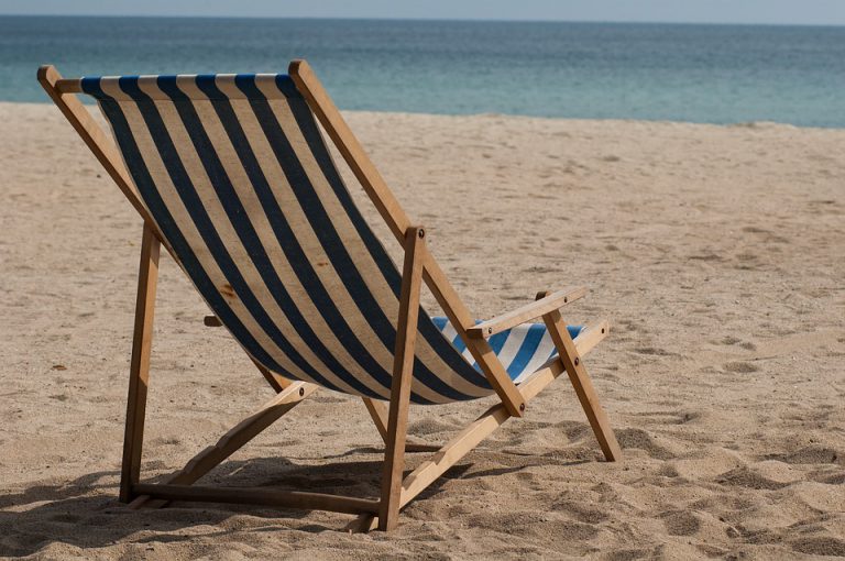 Strandstoel: ik lig niet meer in zand