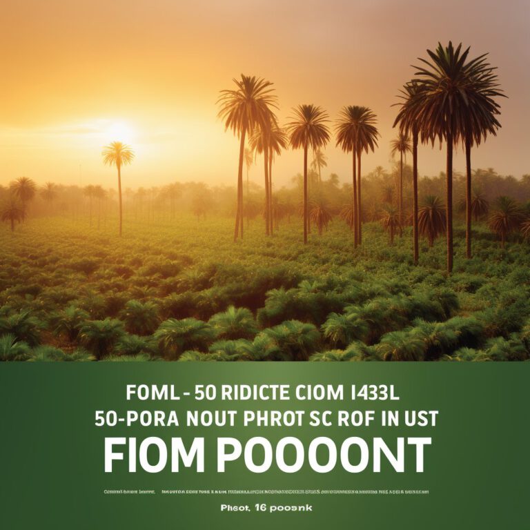 De noodzaak van duurzame palmolie productie